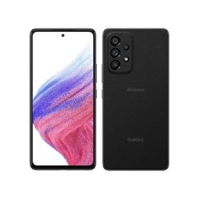 (中古美品)〈SIMフリー〉SAMSUNG Galaxy A53 5G 128GB オーサムブラック SC-53C【安心保証90日/赤ロム永久保証】GalaxyA53 本体 Android アンドロイド スマホ