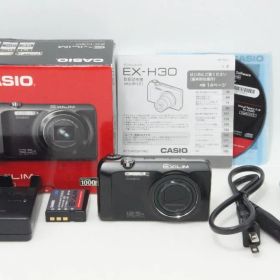 CASIO カシオ EXILIM EX-H30 コンパクトデジタルカメラ ブラック 元箱付 260612l