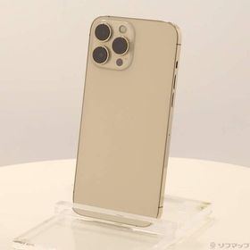 〔中古〕Apple(アップル) iPhone13 Pro Max 1TB ゴールド MLKJ3J／A SIMフリー〔276-ud〕