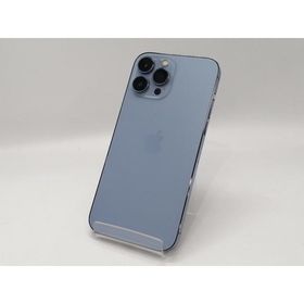 【中古】Apple au 【SIMフリー】 iPhone 13 Pro Max 256GB シエラブルー MLJD3J/A【博多】保証期間１ヶ月【ランクC】