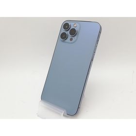 【中古】Apple au 【SIMフリー】 iPhone 13 Pro Max 256GB シエラブルー MLJD3J/A【府中ル・シーニュ】保証期間１ヶ月【ランクC】