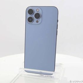 〔中古〕Apple(アップル) iPhone13 Pro Max 256GB シエラブルー MLJD3J／A SIMフリー〔198-ud〕