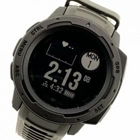 GARMIN ガーミン 010-02064-12 Instinct Graphite インスティンクト グラファイト 45mm アウトドアウォッチ スマートウォッチ 管理YI17656