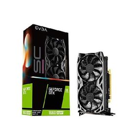 【並行輸入品】 EVGA GeForce GTX 1660 Super SC Ultra Gaming, 06G-P4-1068-KR, 6GB GDDR6, Dual Fan, Metal Backplate
