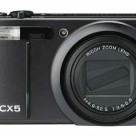 【中古】RICOH ハイブリッドAFシステム搭載 光学10.7倍ズーム CX5 ブラック CX5BK