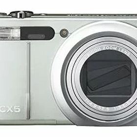 【中古】（非常に良い）RICOH ハイブリッドAFシステム搭載 光学10.7倍ズーム CX5 グリーンシルバー CX5GS