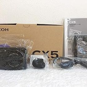 【中古】（非常に良い）RICOH ハイブリッドAFシステム搭載 光学10.7倍ズーム CX5 ブラック CX5BK