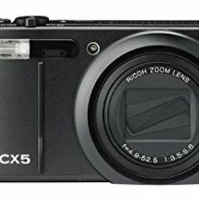 【中古】【非常に良い】RICOH ハイブリッドAFシステム搭載 光学10.7倍ズーム CX5 ブラック CX5BK