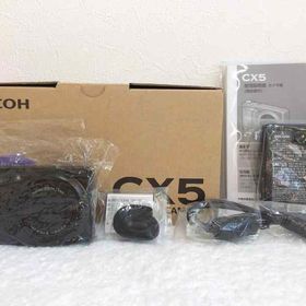 【中古】RICOH ハイブリッドAFシステム搭載 光学10.7倍ズーム CX5 ブラック CX5BK当店保証30日間 人気モデル 高画質 売れ筋