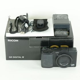 [並品 | ミニ外部ビューファインダー GV-2付] RICOH GR DIGITAL IV | コンパクトデジタルカメラ