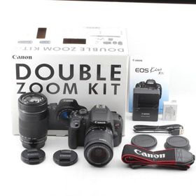 Canon デジタル一眼レフカメラ EOS Kiss X7i ダブルズームキット EF-S18-55 IS STM/EF-S55-250 IS STM付属 ブラック KISSX7I-WKIT