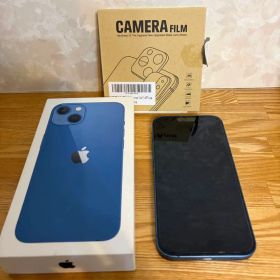 Apple iPhone 13 256GB 青 本体 + カメラフィルム