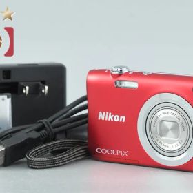 【中古】Nikon ニコン COOLPIX A100 レッド コンパクトデジタルカメラ