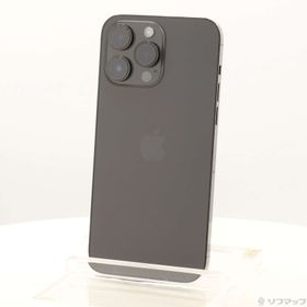(中古)Apple iPhone14 Pro Max 128GB スペースブラック MQ963J/A SIMフリー(276-ud)