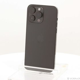 (中古)Apple iPhone14 Pro Max 128GB スペースブラック MQ963J/A SIMフリー(352-ud)