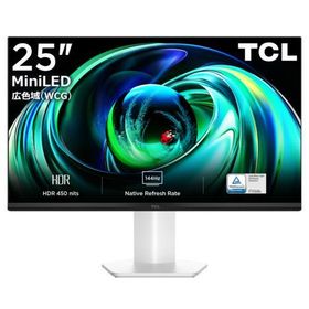 TCL(ティーシーエル) TCL 25G54 G54シリーズ Mini LEDモニター 25型 HFSパネル 144Hz
