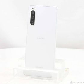 〔中古〕SONY(ソニー) Xperia 10 IV 128GB ホワイト SO-52C docomo SIMフリー〔198-ud〕