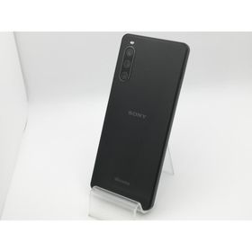 【中古】SONY docomo 【SIMフリー】 Xperia 10 IV ブラック 6GB 128GB SO-52C【新橋烏森通り】保証期間１ヶ月【ランクB】