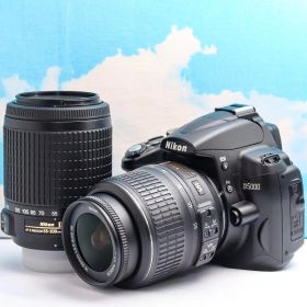 ニコン Nikon D5000 スマホに転送OK⭐️自撮り可⭐️ダブルレンズ
