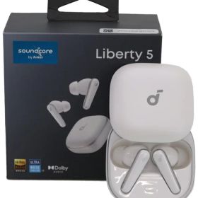 【Anker】アンカー『Soundcore Liberty 5 / 完全ワイヤレスイヤホン / パールホワイト』A3957N21 2025年5月発売 音響機器 1週間保証【中古】