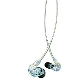 【中古】 SHURE シュア 高遮音性イヤホン 有線タイプ SE215-CL-A クリア カナル型