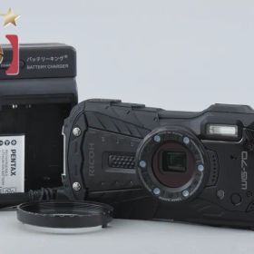 【中古】RICOH リコー PENTAX ペンタックス WG-70 ブラック 防水アクションカメラ シャッター回数僅少