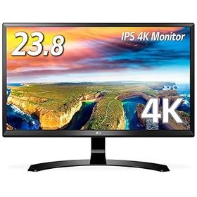 【中古】LG モニター ディスプレイ 24UD58-B 23.8インチ/4K(3840×2160)/IPS 非光沢/HDMI×2、DisplayPort/ブルーライト低減機能/3年安心・無輝点保証