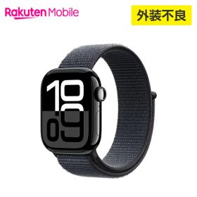 【値下げ / 訳あり品（外装不良）】【条件達成で3300ポイント】 Apple Watch Series 10 ジェットブラックアルミニウムケースとインクスポーツループ ケースサイズ：46mm GPS＋Cellularモデル 国内正規品 認定販売店 純正 Apple アップル