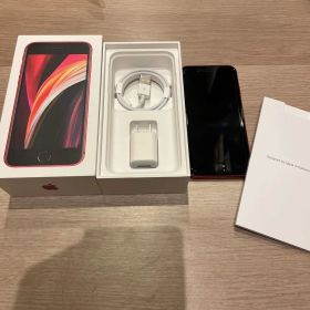 美品 iPhone SE 第2世代 (SE2) レッド 64 GB 箱 充電器