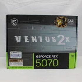 中古 MSI GeForce RTX 5070 12G VENTUS 2X OC（RTX5070 12GB） 3480041006 状態： B:良品
