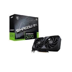 【並行輸入品】 MSI GeForce RTX 5070 12G SHADOW 2X OCグラフィックスカード - RTX 5070 GPU、12GB GDDR7 (28Gbps/192ビット)、PCIe 5.0 - デュアルファンサー