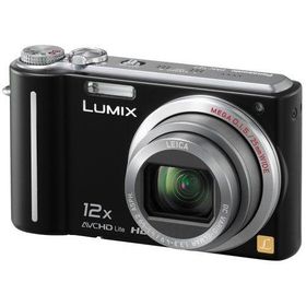 【中古】パナソニック デジタルカメラ LUMIX (ルミックス) TZ7 ブラック DMC-TZ7-K