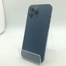 【中古】Apple SoftBank 【SIMロック解除済み】 iPhone 12 Pro Max 256GB パシフィックブルー MGD23J/A【大須アメ横】保証期間１ヶ月【ラ