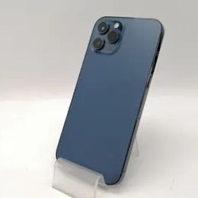 【中古】Apple SoftBank 【SIMロック解除済み】 iPhone 12 Pro Max 128GB パシフィックブルー MGCX3J/A【広島本通】保証期間１ヶ月【ラン