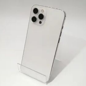 【中古】Apple au 【SIMロック解除済み】 iPhone 12 Pro Max 128GB シルバー MGCV3J/A【秋葉3号】保証期間１週間【ランクC】