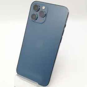 【中古】Apple SoftBank 【SIMロック解除済み】 iPhone 12 Pro Max 128GB パシフィックブルー MGCX3J/A【アリオ倉敷】保証期間１ヶ月【ラ