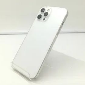 【中古】Apple au 【SIMロック解除済み】 iPhone 12 Pro Max 256GB シルバー MGD03J/A【札幌】保証期間１ヶ月【ランクC】