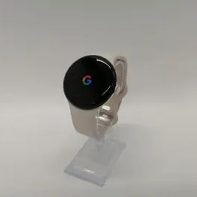 【中古】Google Pixel Watch2 Bluetooth/Wi-Fiモデル PolishedSilverアルミケース/Porcelainアクティブバンド【大宮東口】保証期間１ヶ月