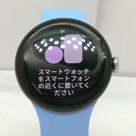 【中古】Google Pixel Watch2 Bluetooth/Wi-Fiモデル PolishedSilverアルミケース/Bayアクティブバンド【川崎】保証期間１ヶ月【ランクC