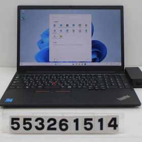 Lenovo ThinkPad E15 Gen2 Core i5 1135G7 2.4GHz/8GB/256GB(SSD)/15.6W/FHD(1920x1080)/Win11 【553261514】