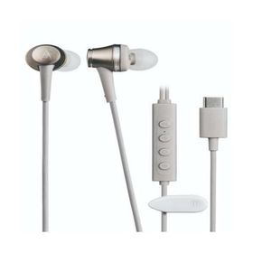 オーディオテクニカ(audio-technica) ATH-CKD7NC-BGD ベージュゴールド 有線式ノイズキャンセリングイヤホン USB Type-C用