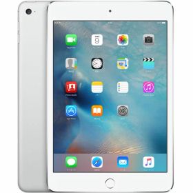 【中古】Bランク【やや傷や汚れあり】 SIMフリー iPad mini4 32GB WiFi+Cellular シルバー 利用制限〇(白ロム) 送料無料