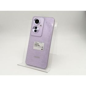 【中古】Oppo ymobile 【SIMフリー】 OPPO Reno11 A コーラルパープル 8GB 128GB【なんば】保証期間１ヶ月【ランクA】