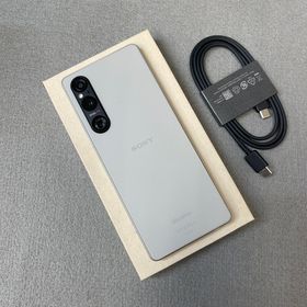 新品同様 Xperia1 V 256GB プラチナシルバー 国内版SIMフリー 送料無料
