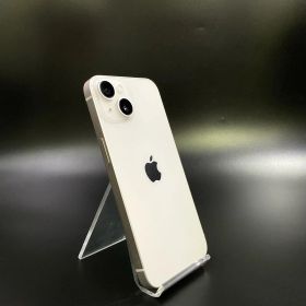【全額返金保証】【最速発送】 iPhone 14 128GB スターライト docomo SIMフリー 白ロム 動作確認済 84%