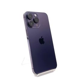 【最速発送】 iPhone 14 Pro Max 256GB ディープパープル Softbank SIMフリー 白ロム【難有】 74%
