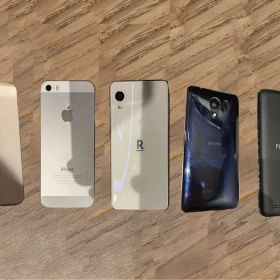 スマートフォン 5台セット （iPhone、rakuten mini他）