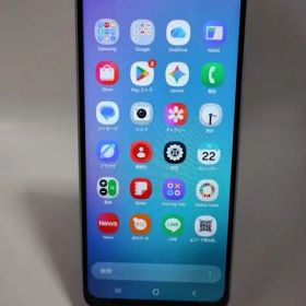 美品 Galaxy A25 5G SCG33 UQ ライトブルー 096