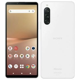 ★モバイル一番★Aランク★SONY Xperia 10 V SO-52D ホワイト docomo