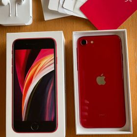 iphoneSE 128GB red SIMフリー